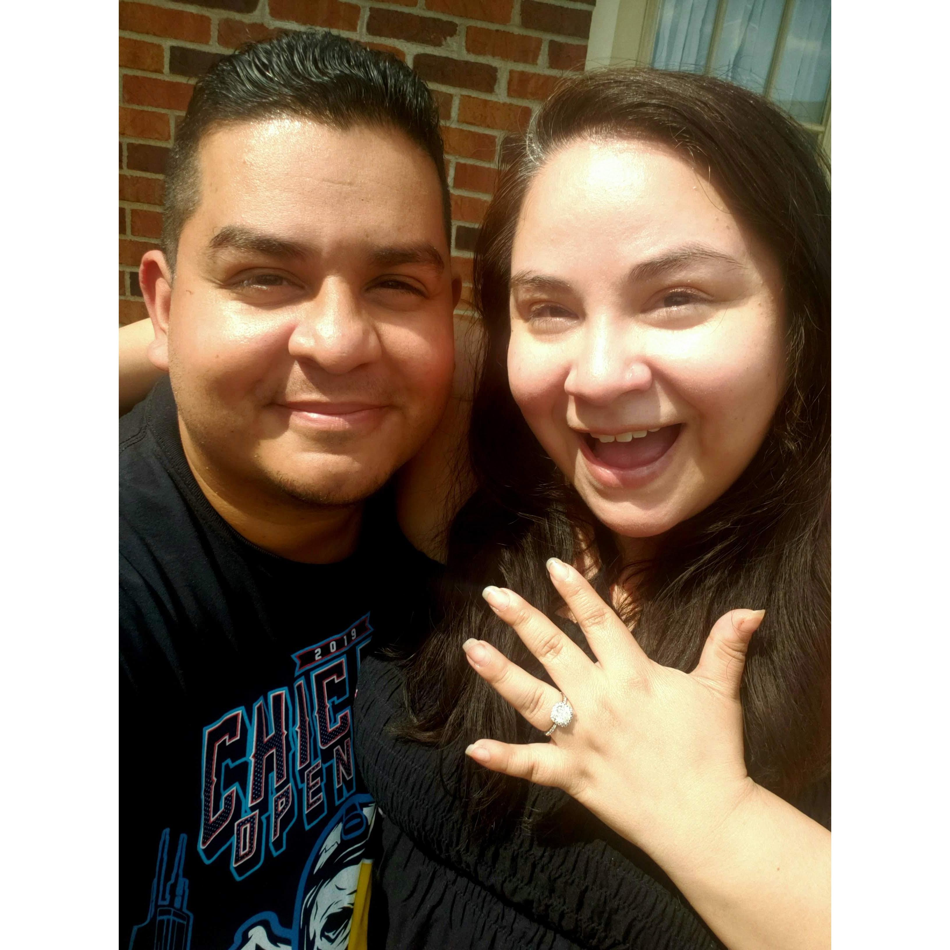 We're engaged!