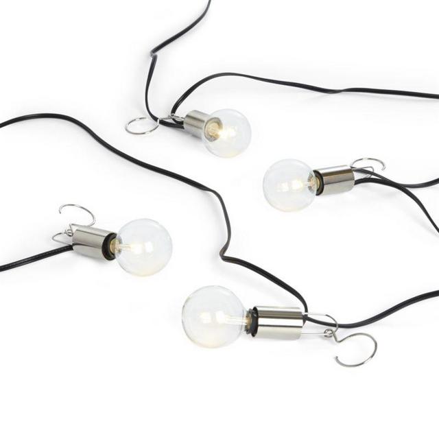 Patio Umbrella Globe LED String Lights