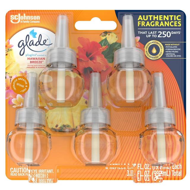 Glade Hawaiian Breeze PlugIns Refill - 5ct