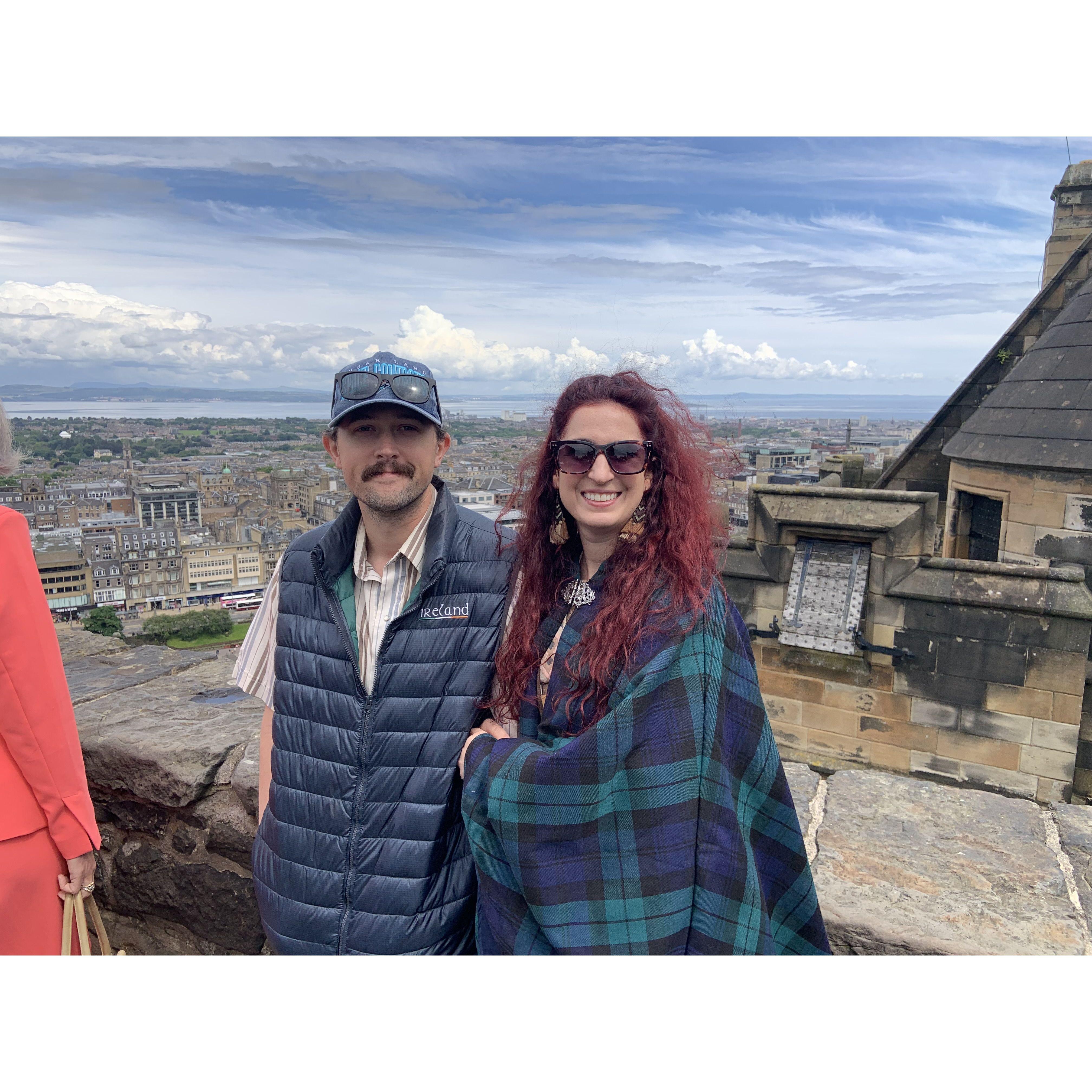 Views from Edinburgh Castle.