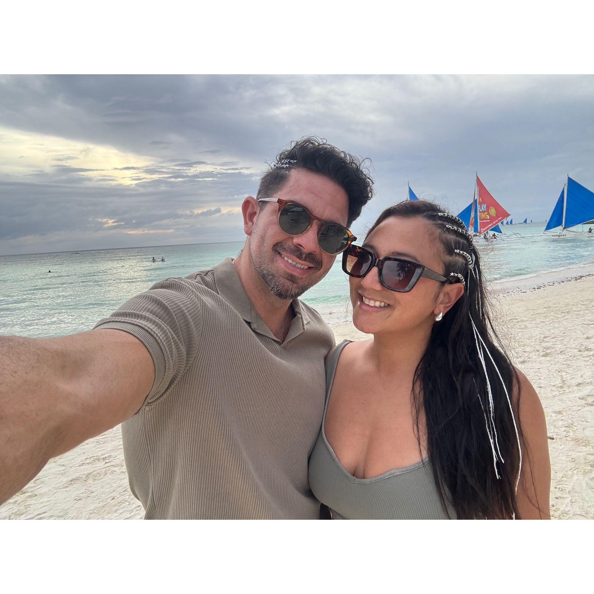 Boracay, Philippines! This trip was unbelievable! Graham loved getting to know the Filipino culture. Now he knows what he's in for! ;)