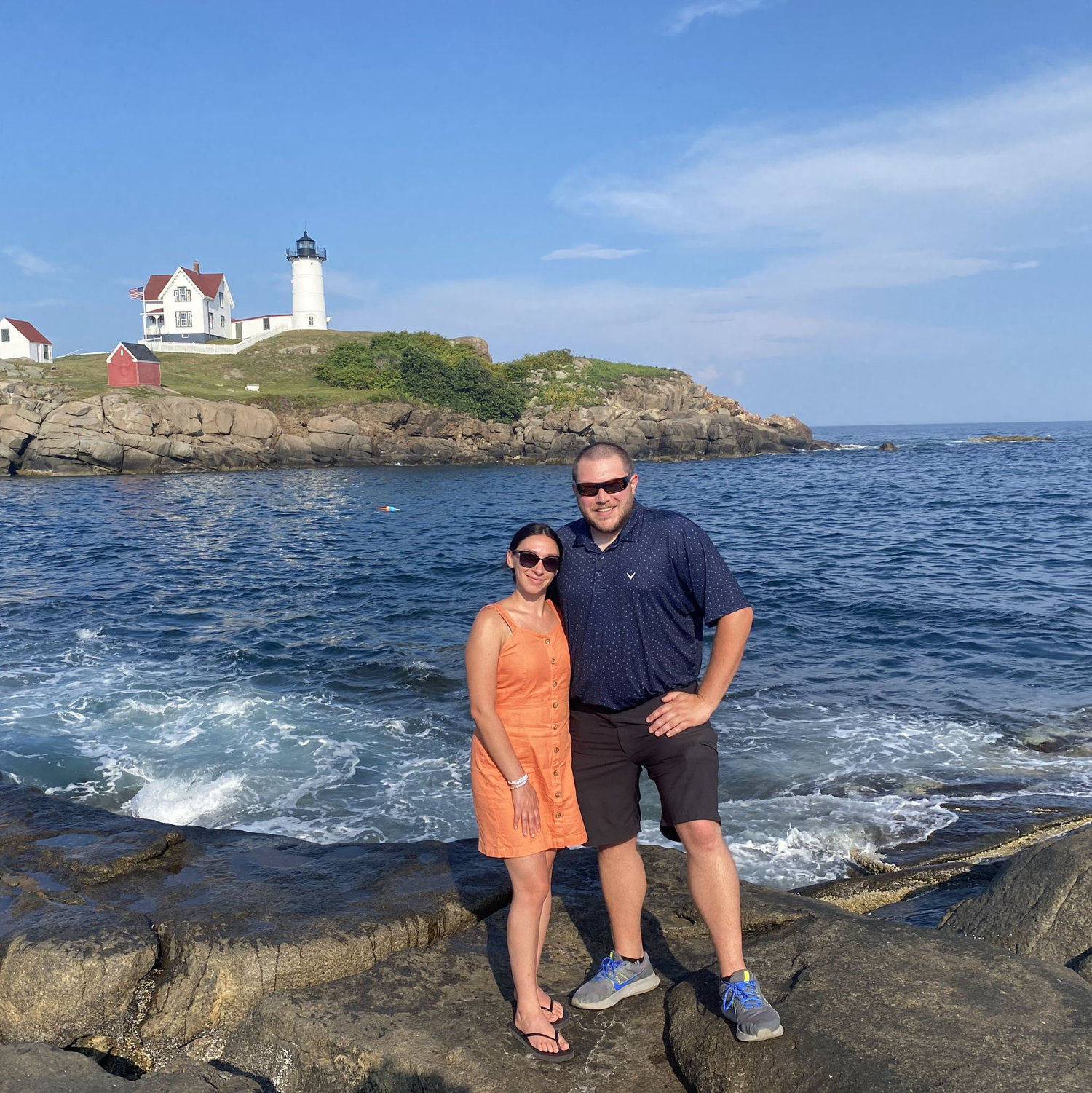 Enjoying all the sites and seas on a Gibaldi family vacation to Maine!