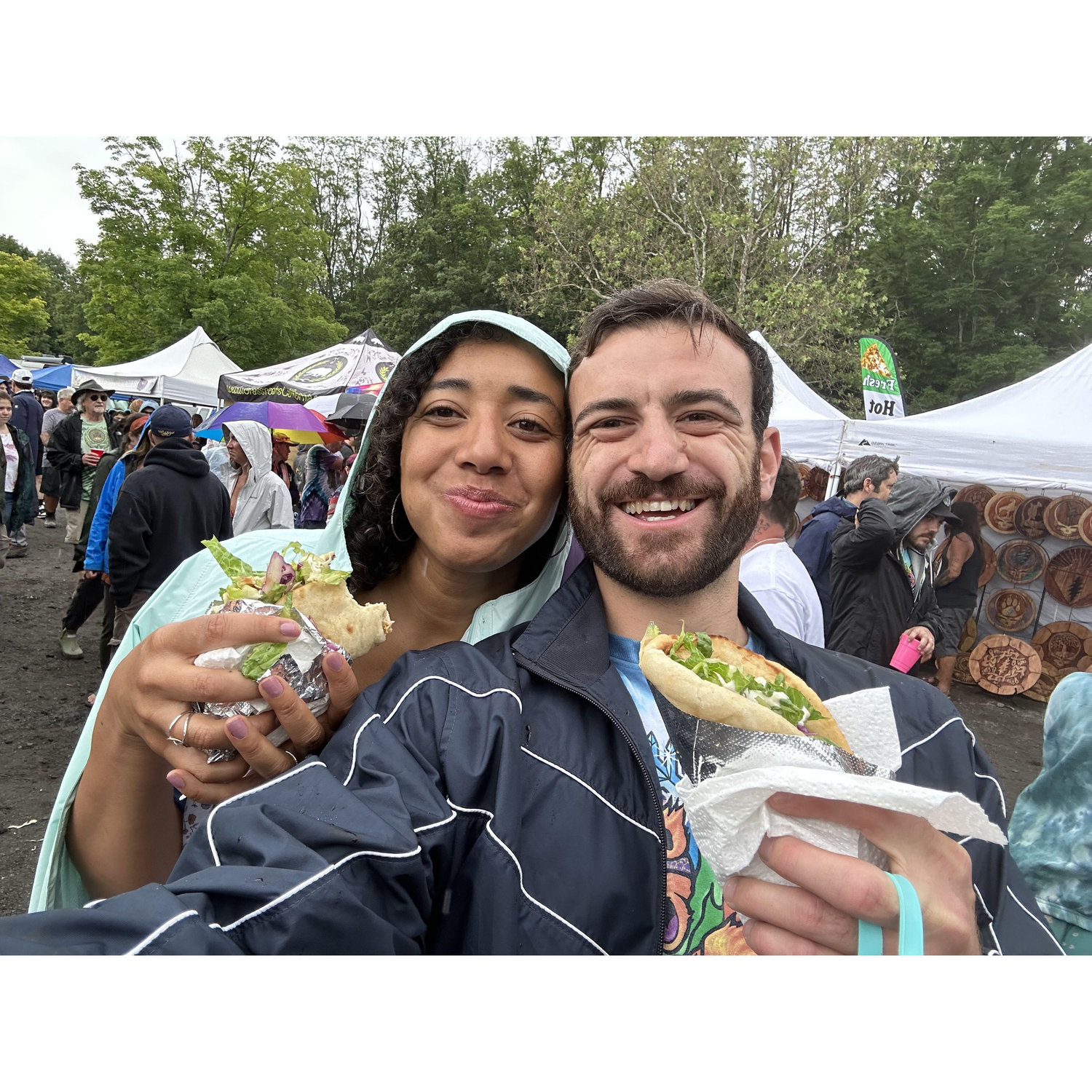 Will never say no to a "lot" falafel at a dead show.