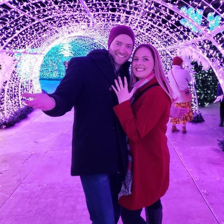 THE PROPOSAL!  11/22/19 at Enchant Christmas at National's Stadium