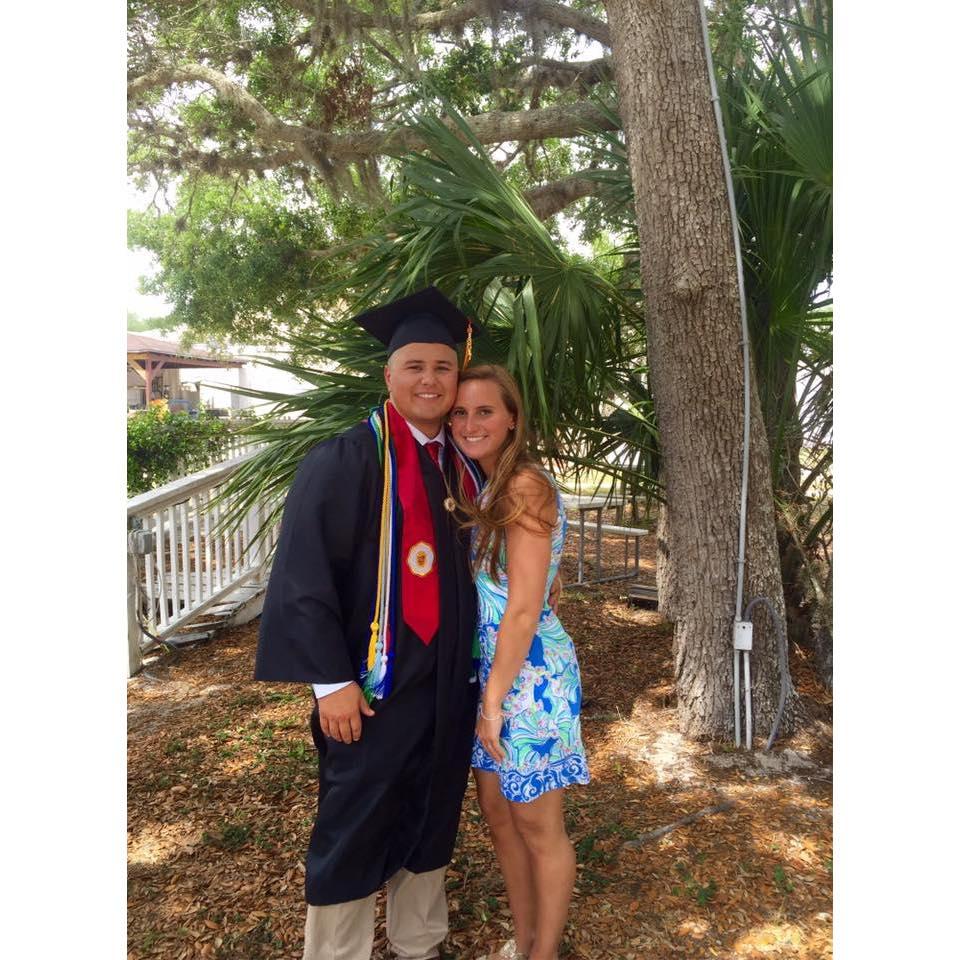 Nick's college graduation