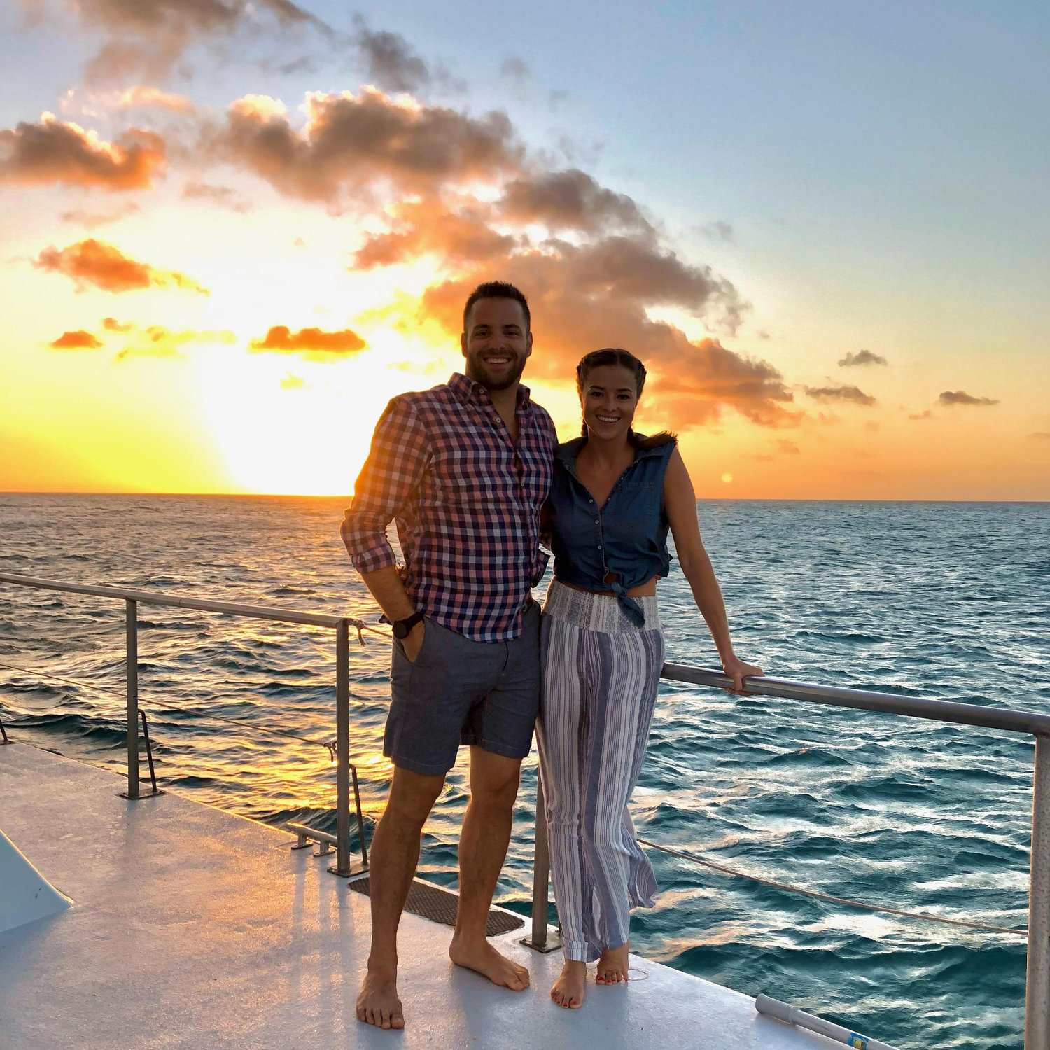 Forever chasing sunsets together