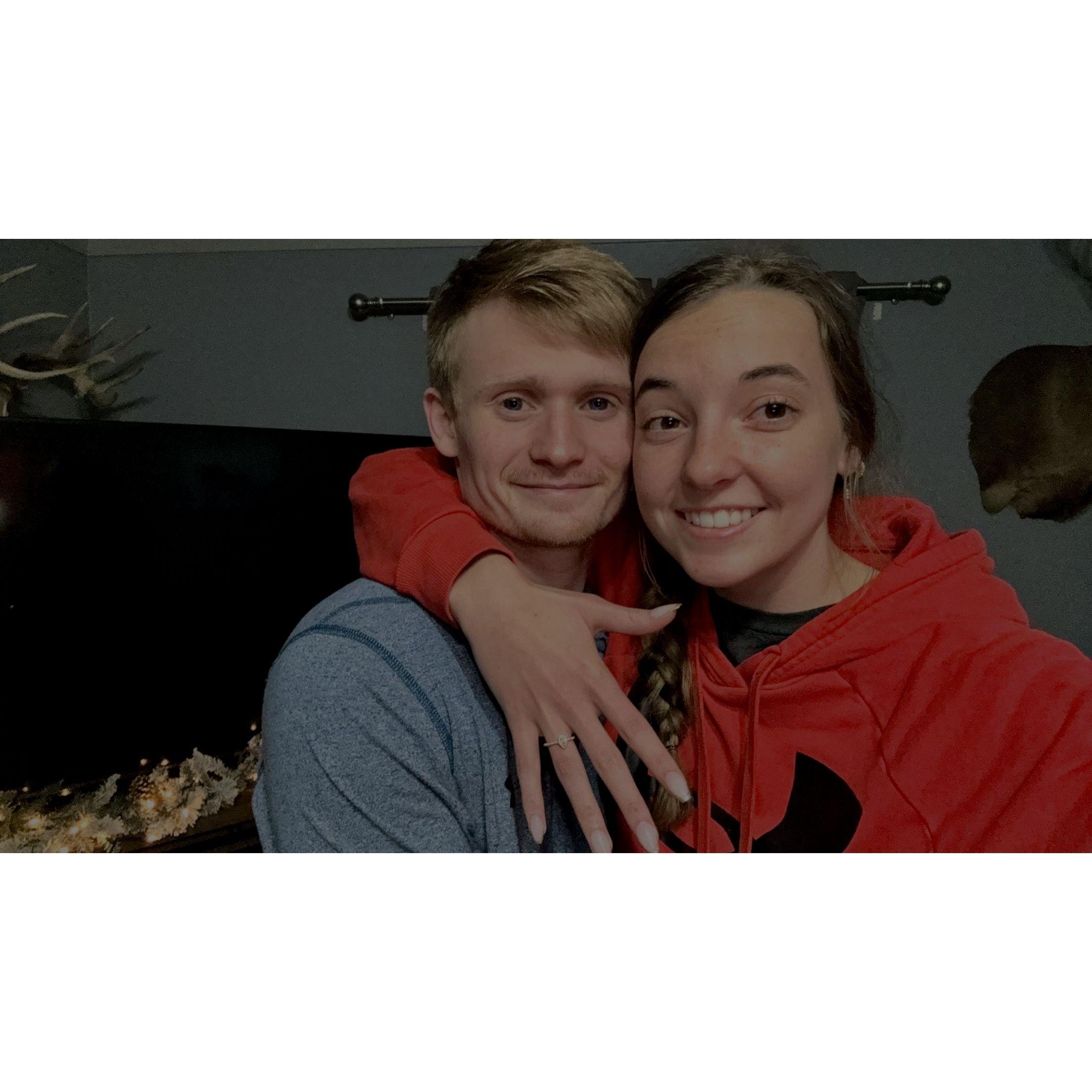 We got engaged!
