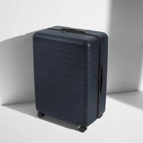 Large Suitcase Navy Blue