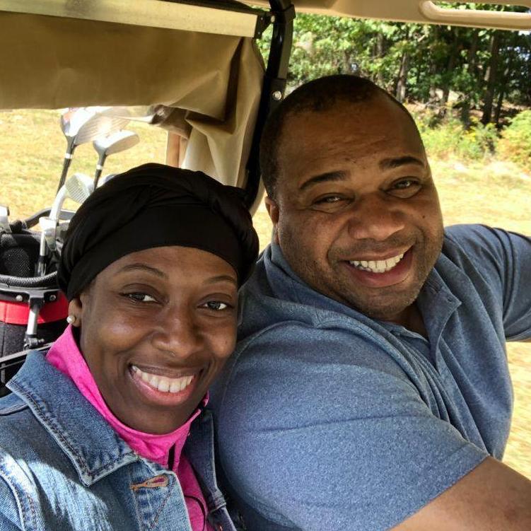 Riding Around On The Golf Cart with My Love 😘.