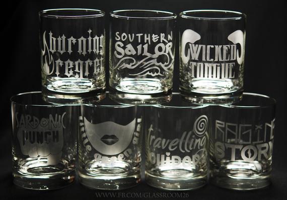 Critical Role cocktail glasses-Set of 8