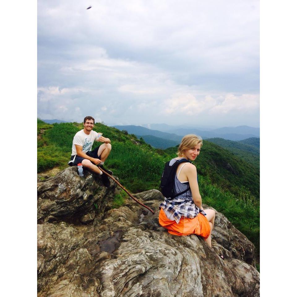Hiking with Keenan and Kevin in Asheville, NC- 2014