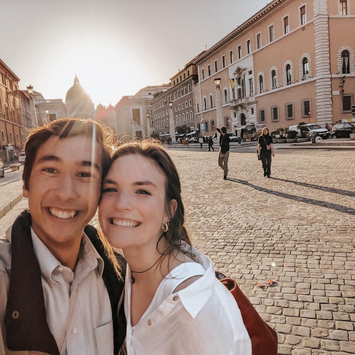 Our first date (in Rome!)