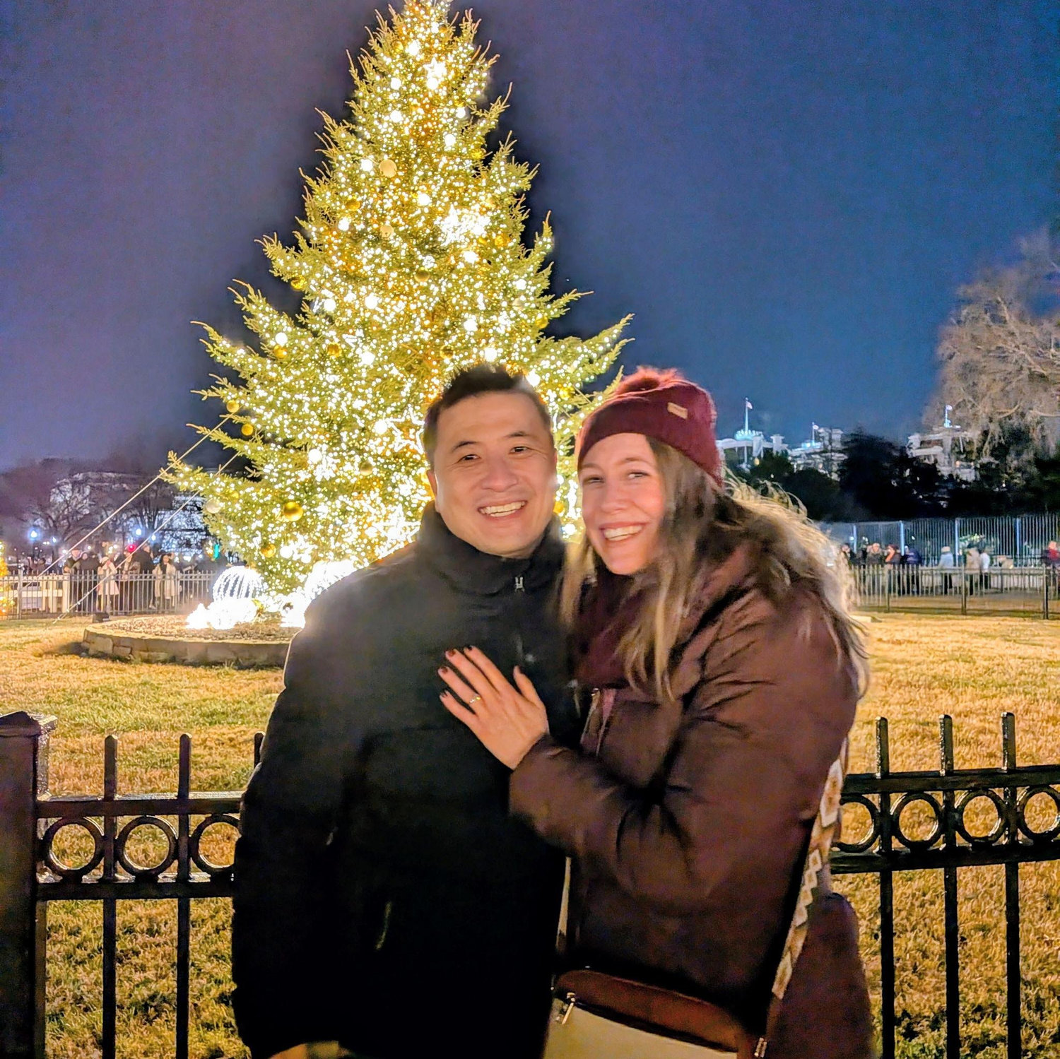 The day we got engaged.