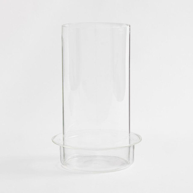 Malibu Glass Hurricane, Clear, XL 12X13"