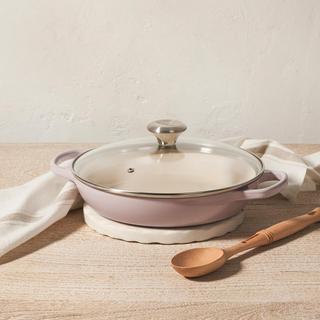 Signature Enameled Cast Iron Braiser with Glass Lid