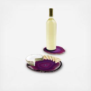 Ita Wine Bottle Coaster, Set of 2