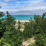 Hike to Lake Michigan through Leelanau State Park