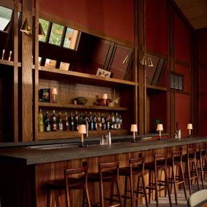 Drinks at De La Nonna's Bar (the restaurant in our elopement hotel!)