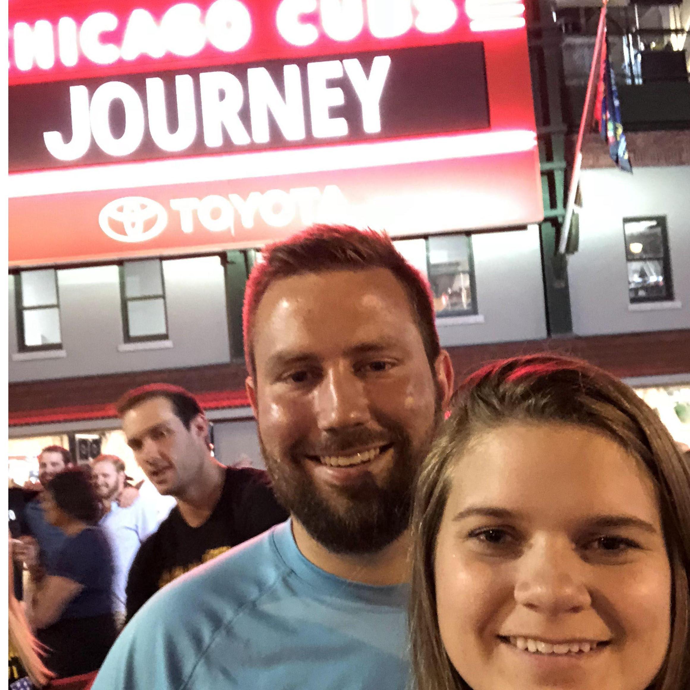 Journey concert at Wrigley