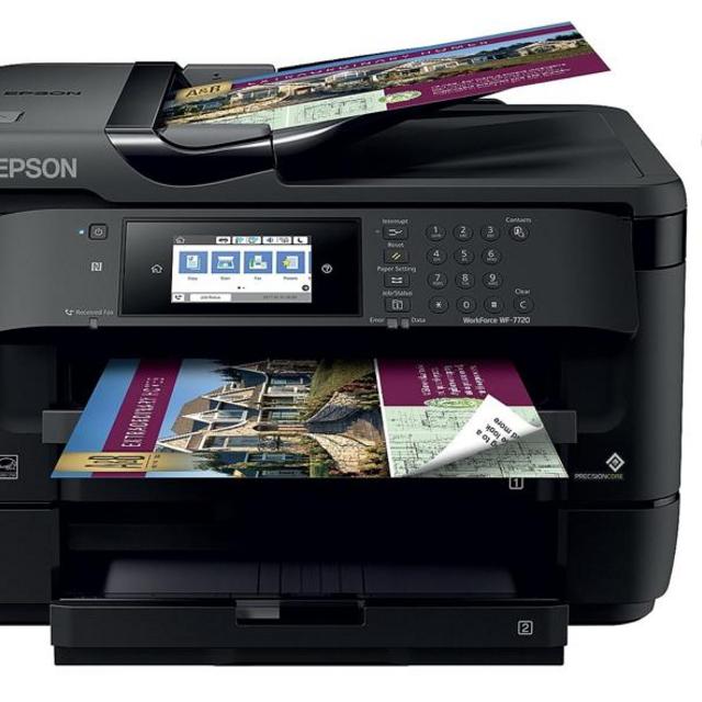 Epson WorkForce WF-7720 Wireless Wide-Format All-in-One Color Printer