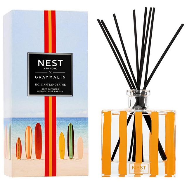NEST Fragrances Sicilian Tangerine NEST New York x Gray Malin Reed Diffuser, 5 Fluid Ounces