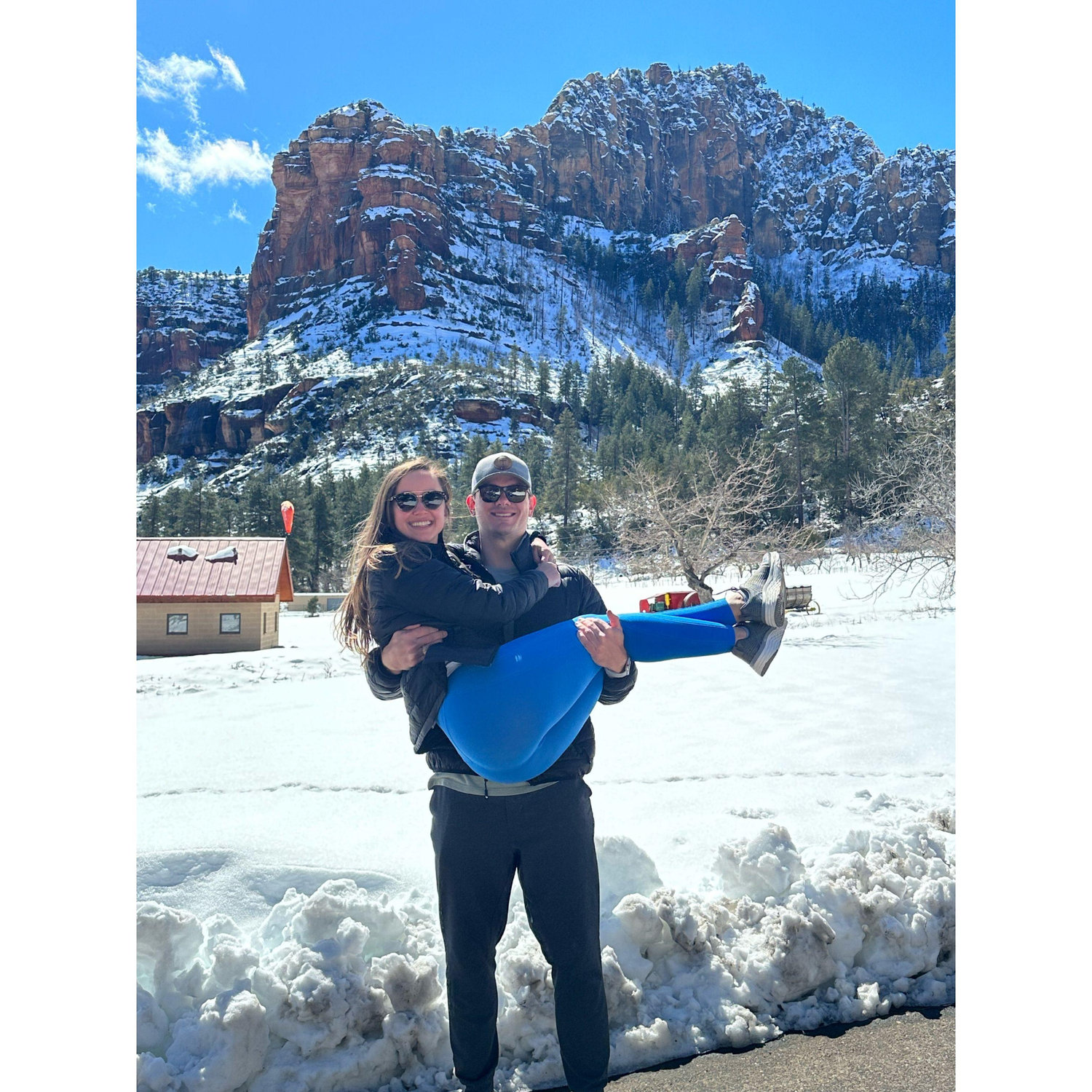 Sedona in the snow