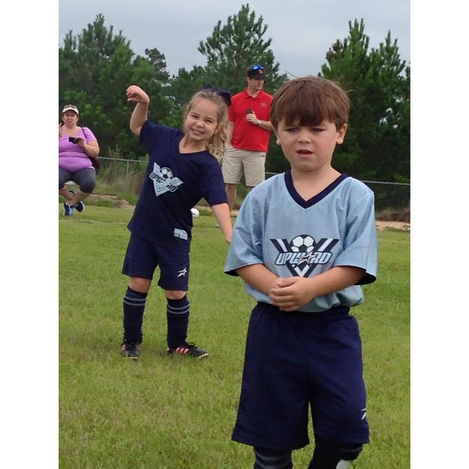 Kaitlyn, soccer star.