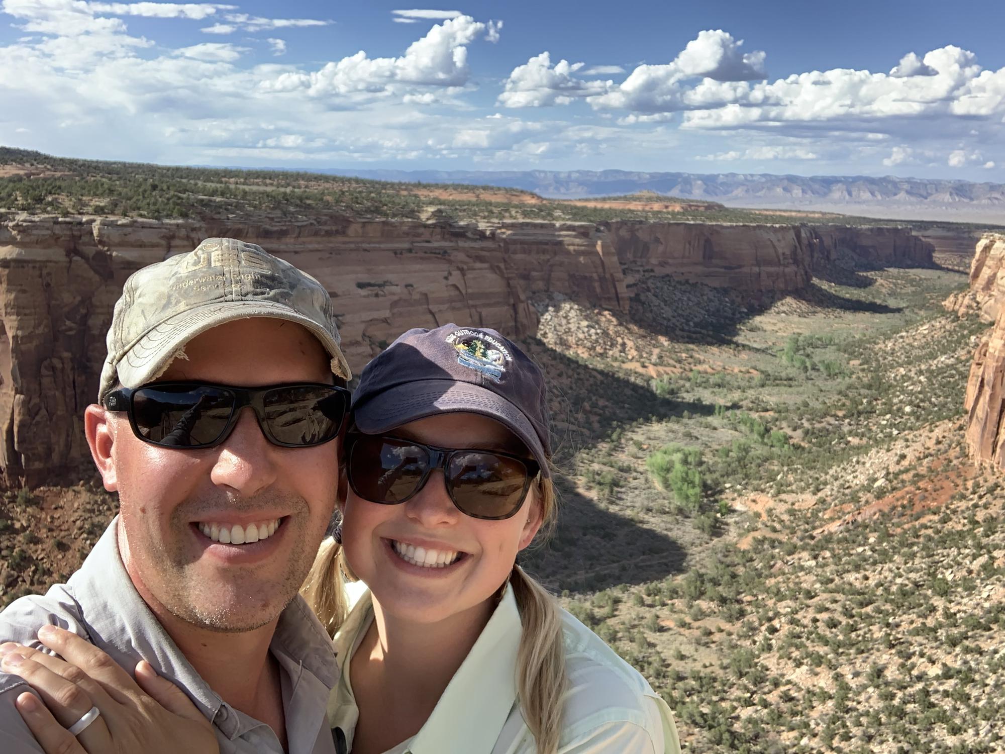 Engagement road-trip - Colorado National Monument