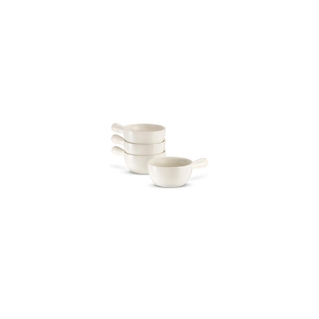 French Onion Soup Crocks, 24 oz, Set of 4, Marshmallow