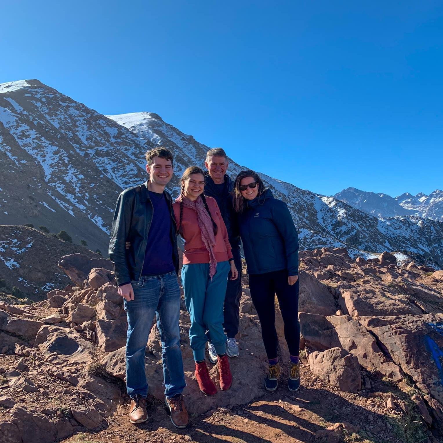 A trip to Morocco with Jeva's dad and Jenna, one of Jeva's bridesmaids. 2020.