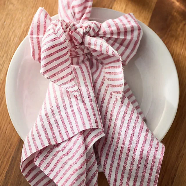 Joanna Buchanan Bow Linen Napkins, Set of 2