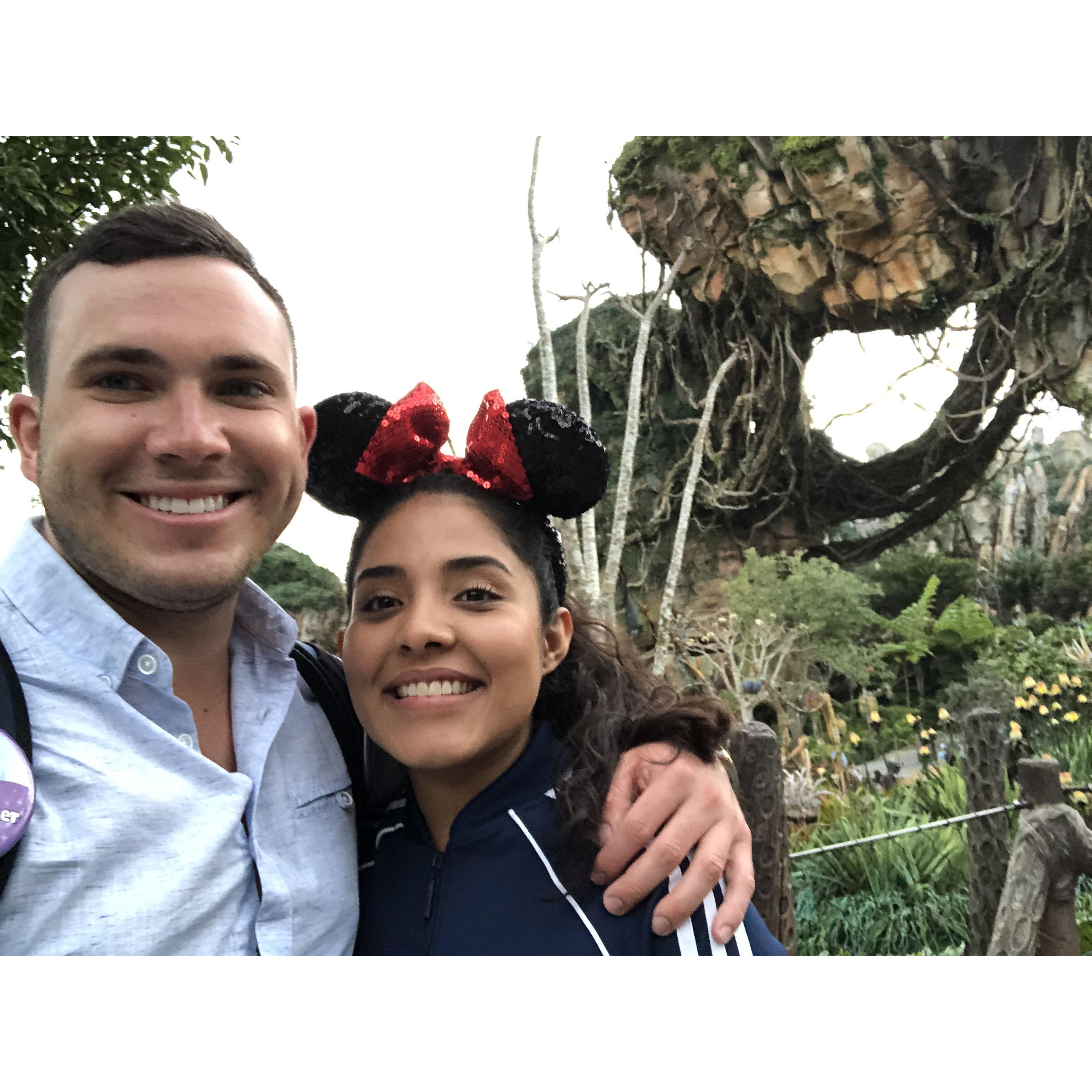 Spending Dec 31st in Disney, previous to marriage proposal!! (she had no idea what was coming!).