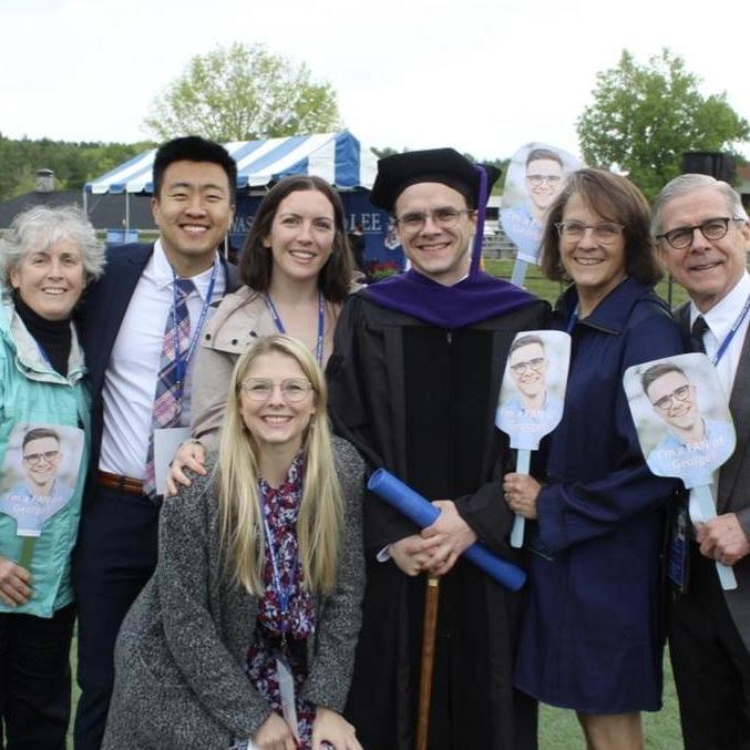 2021 - George graduates from Law School!