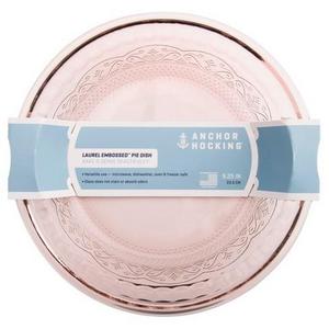 Anchor Hocking Laurel 9.5" Rosewater Pie Pan