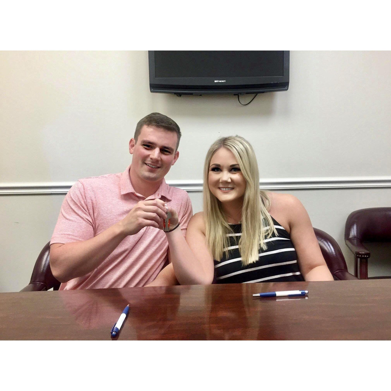 This was when we bought our 1st house!