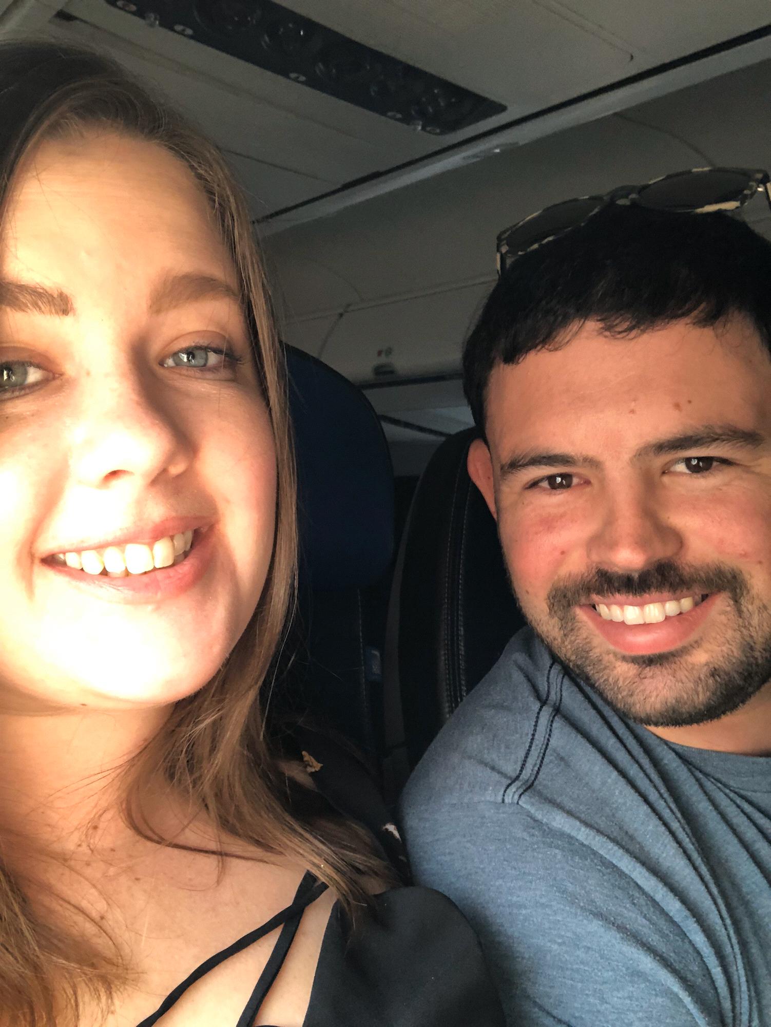 First plane ride together