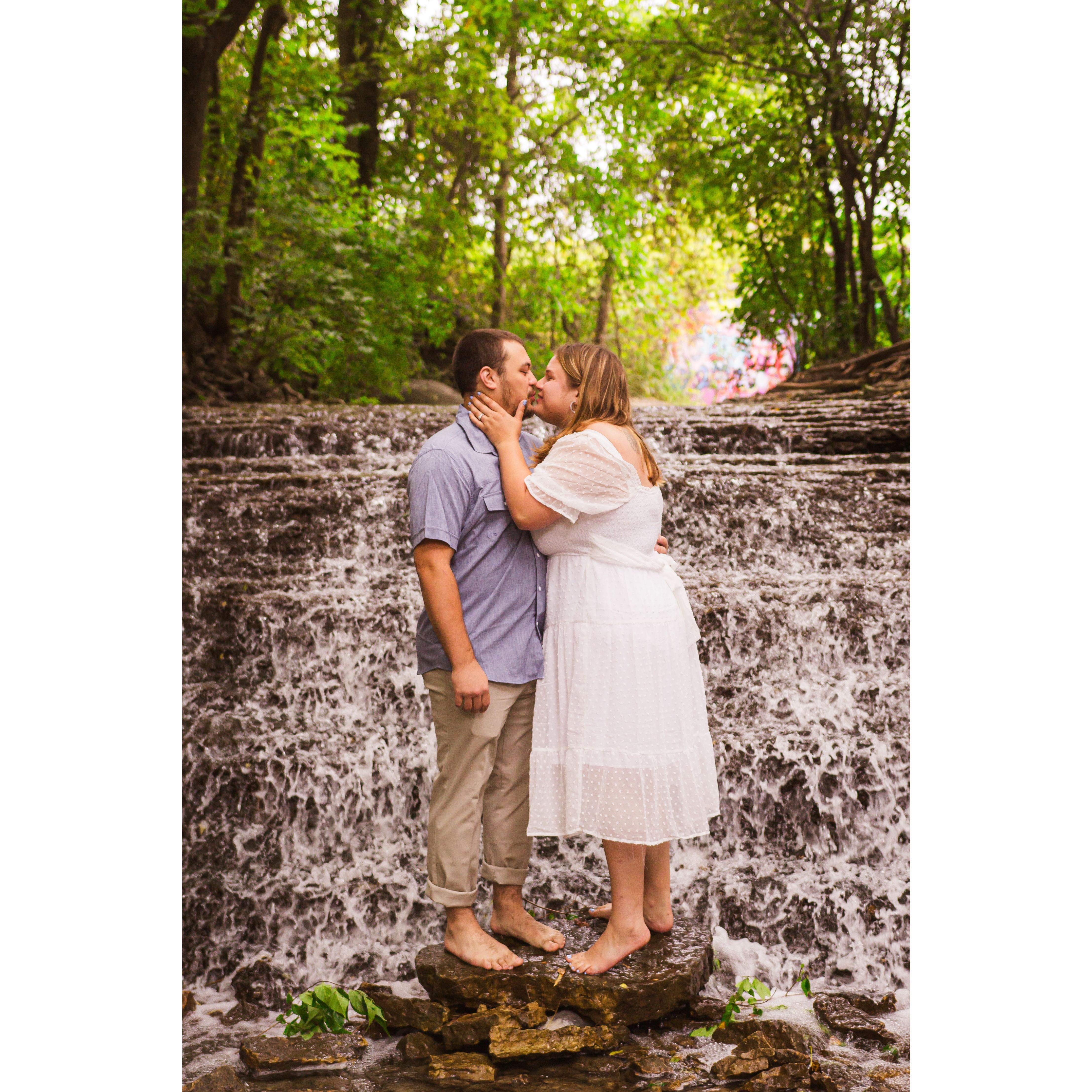 From our engagement shoot in Elgin, IL.