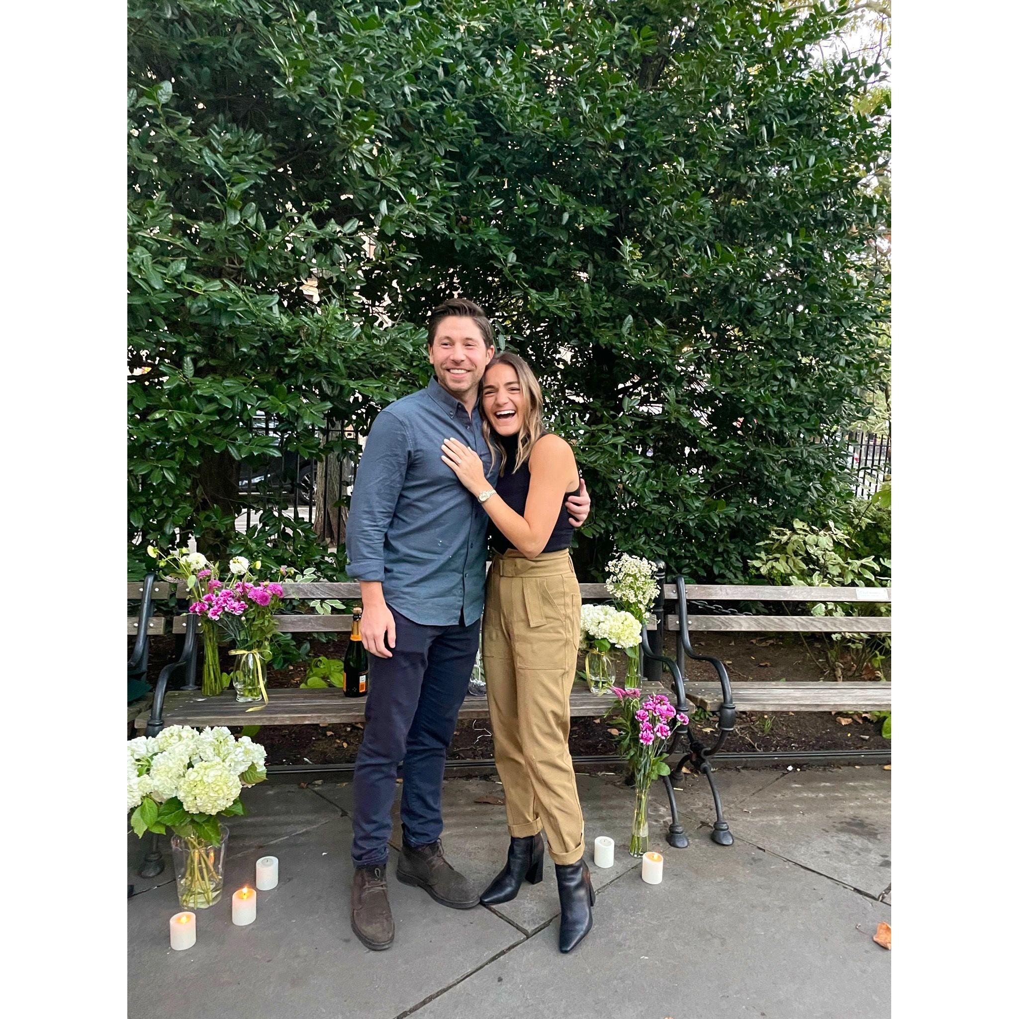 And then Connor popped the question! (Oct 2023)
