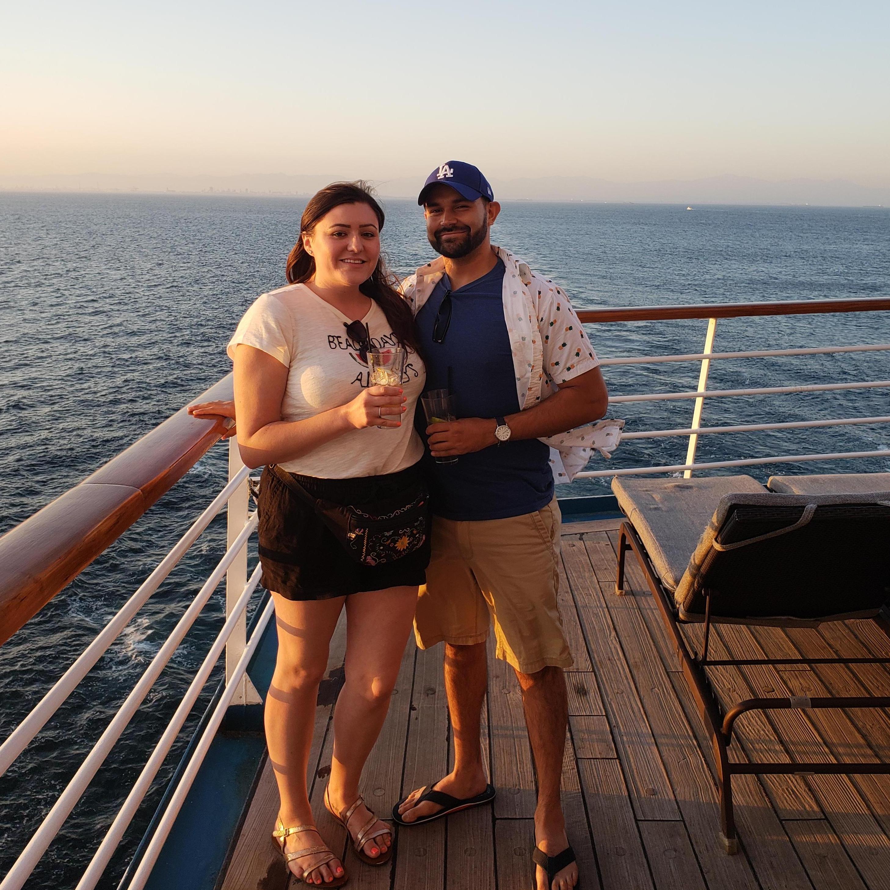 This was on a cruise to Ensenada. We think we were about 10 drinks into our unlimited drinking pass for the day when this was taken!