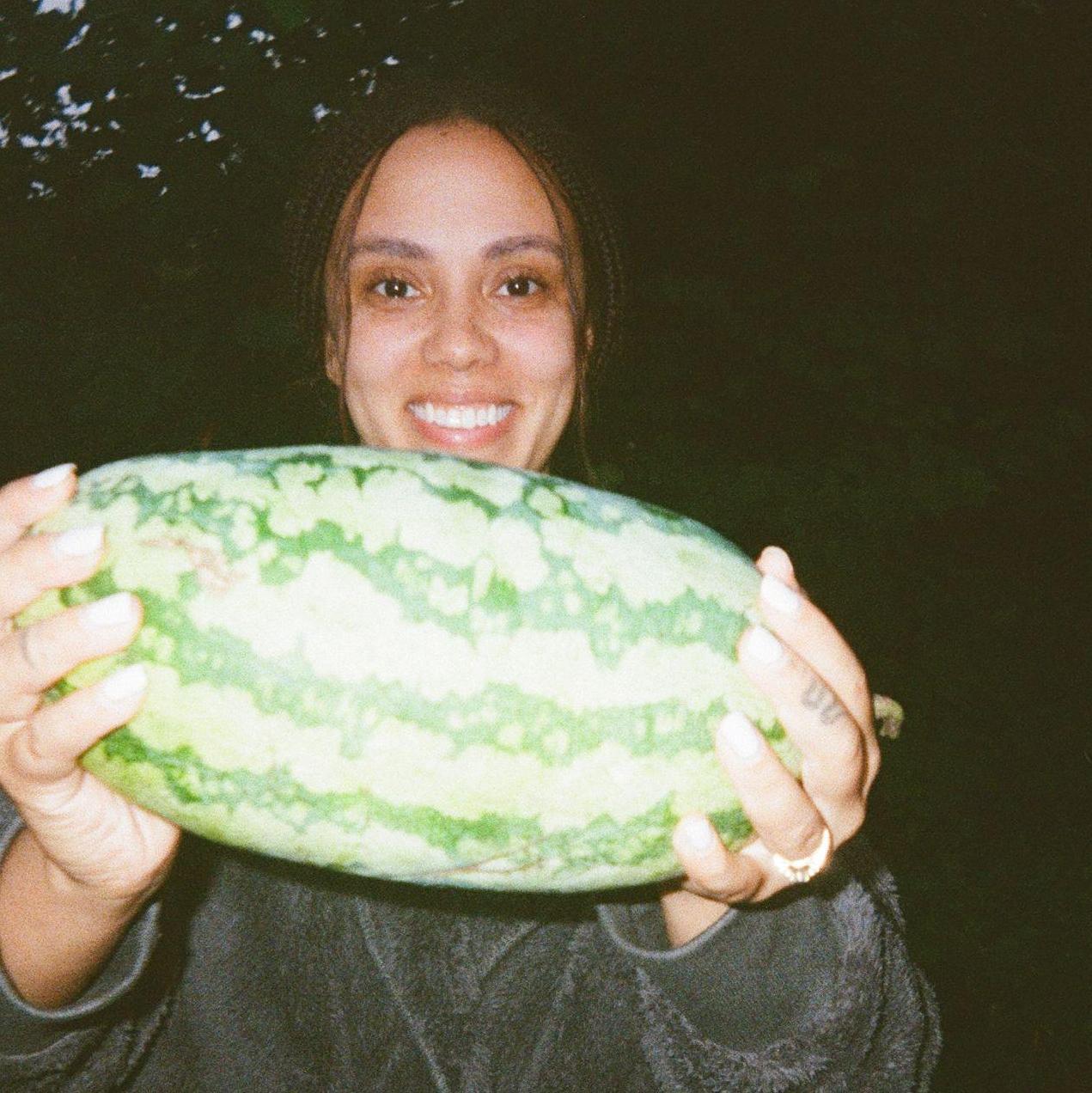 Our third watermelon ever