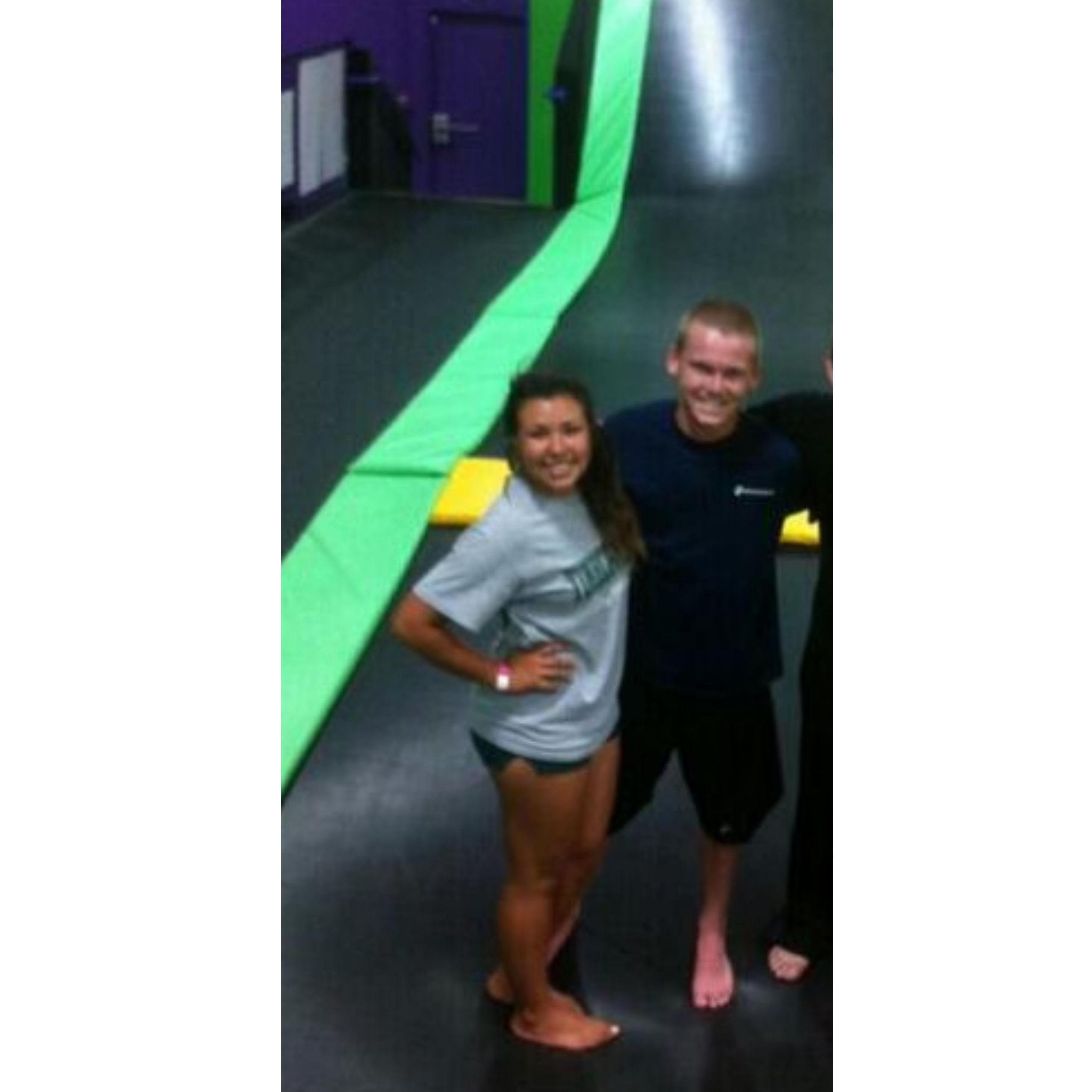 Back in 2014, we were brought together by mutual friends at trampoline park in our hometown Vista.