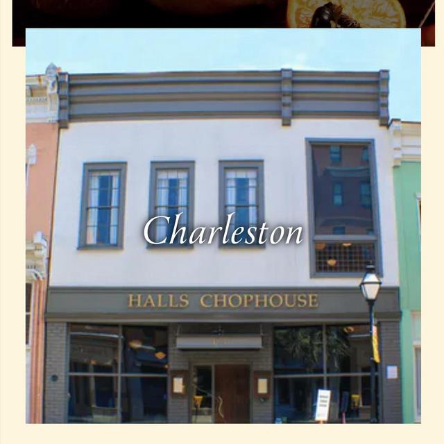 Dinner at Halls Chophouse Charleston