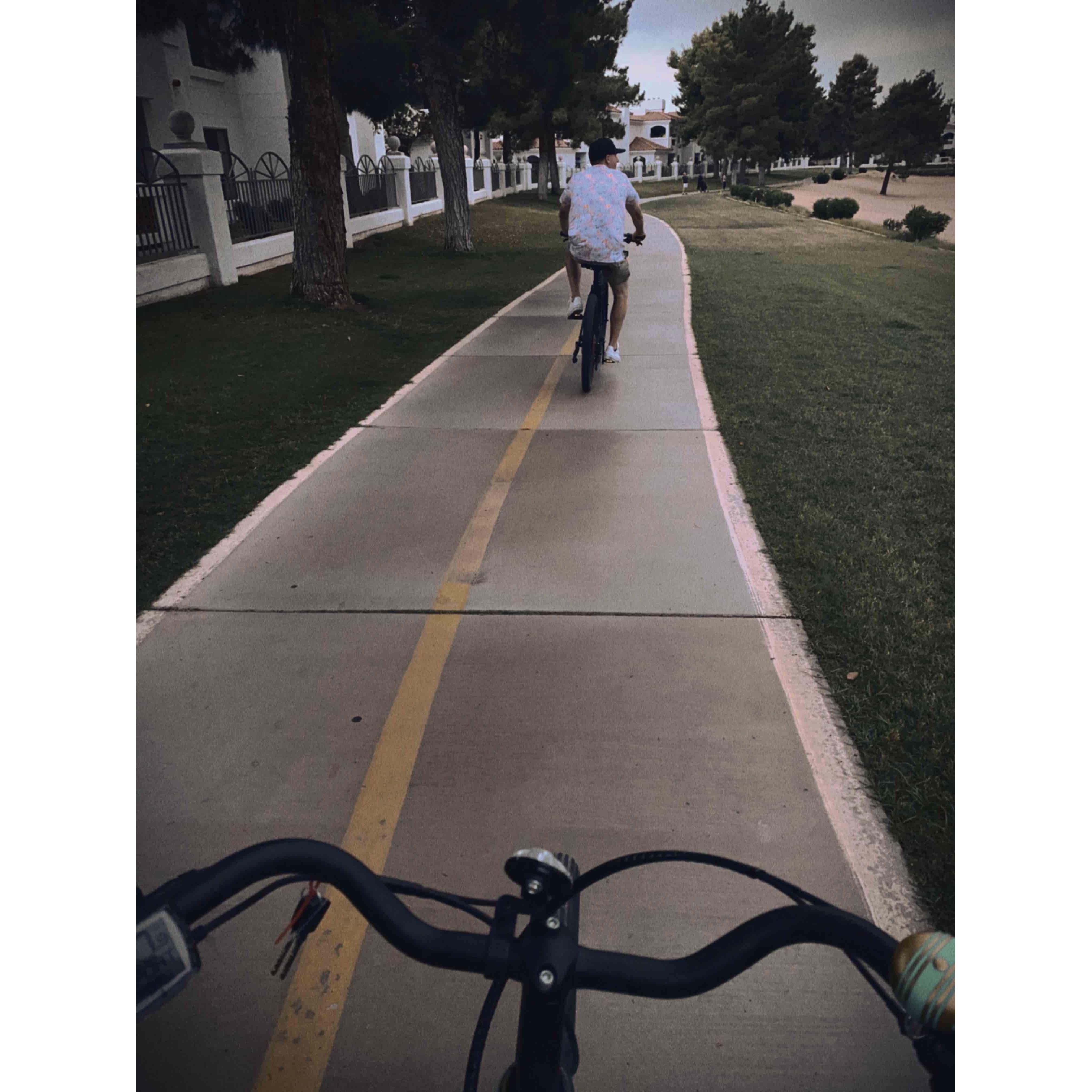 First Mother's Day bike ride with the Fuscos
