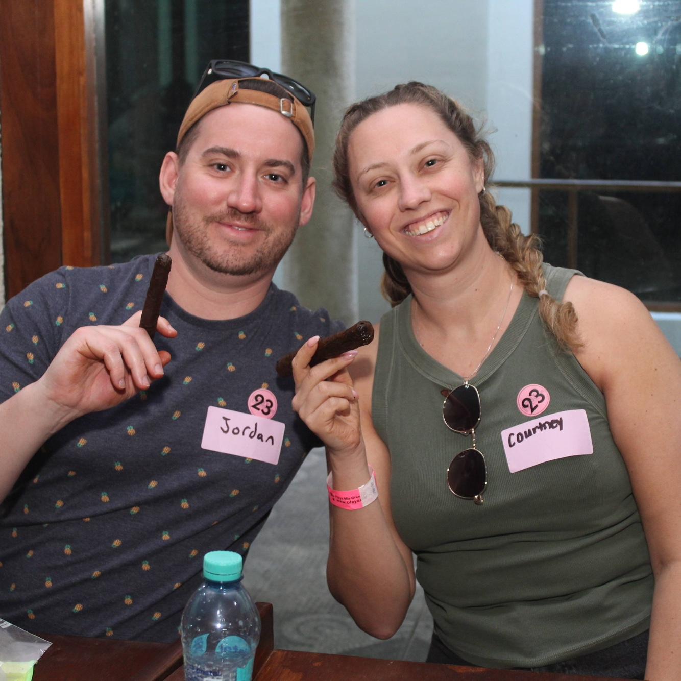 Rolling cigars in Cozumel