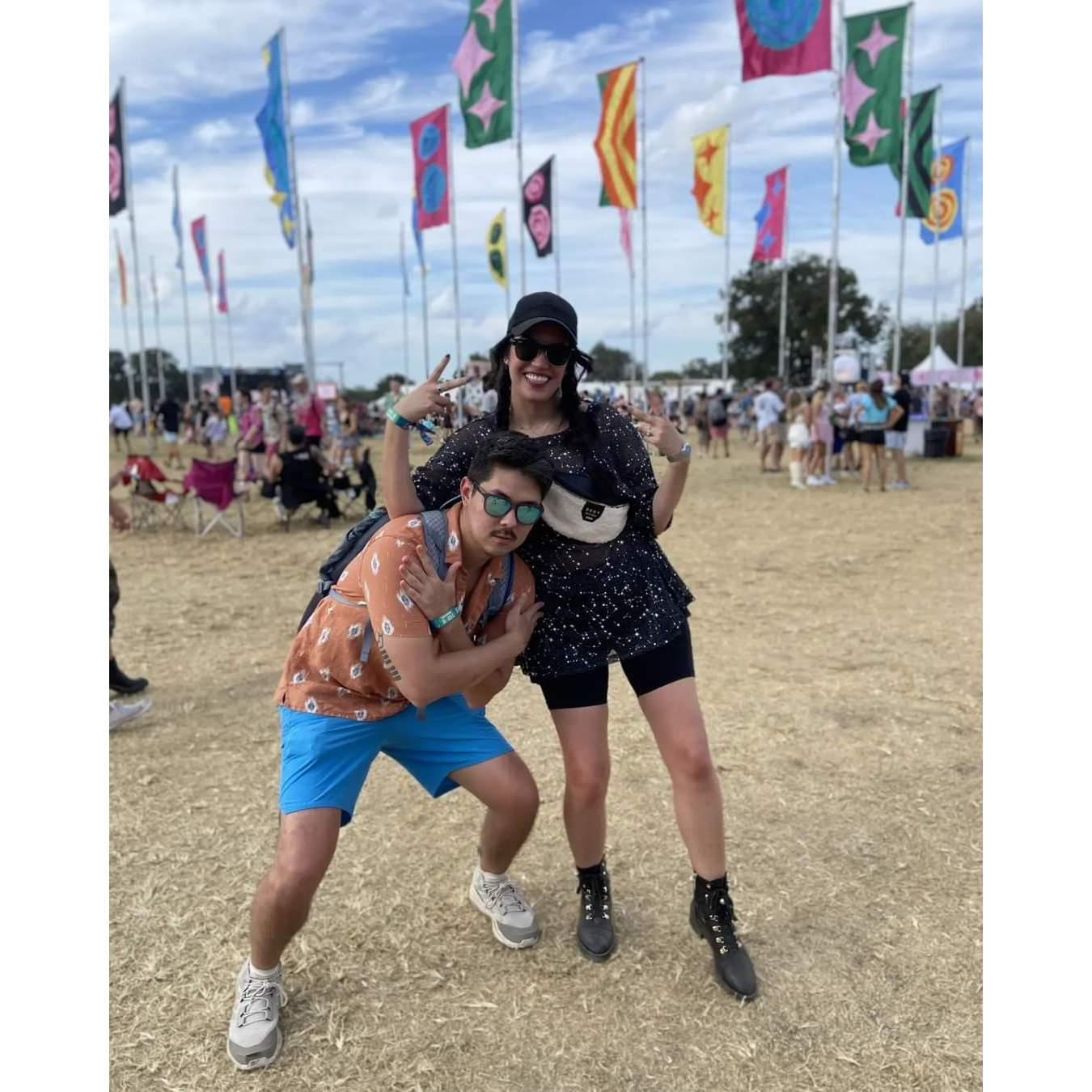 Nate showing me the moves at my first ACL.