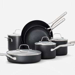 Calphalon - Hard-Anodized Nonstick 10-Piece Cookware Set