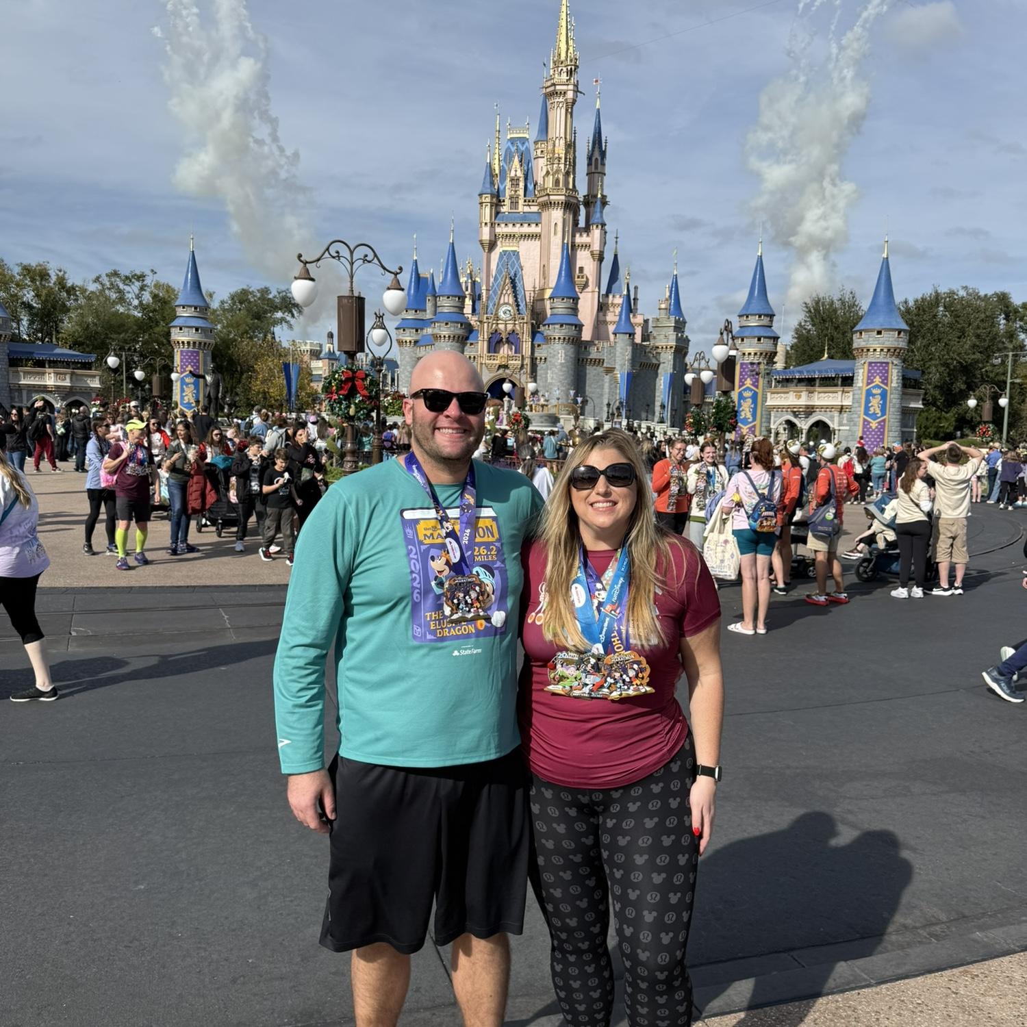 Medal Monday! Alexa’s first Dopey Challenge and Steve’s first marathon 2026!