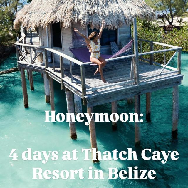Honeymoon Fund Thatch Caye Belize
