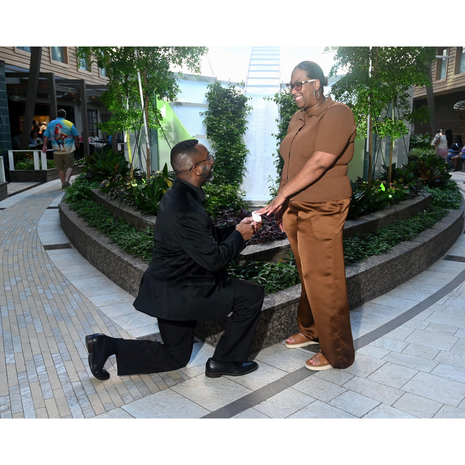 Proposal in Central Park