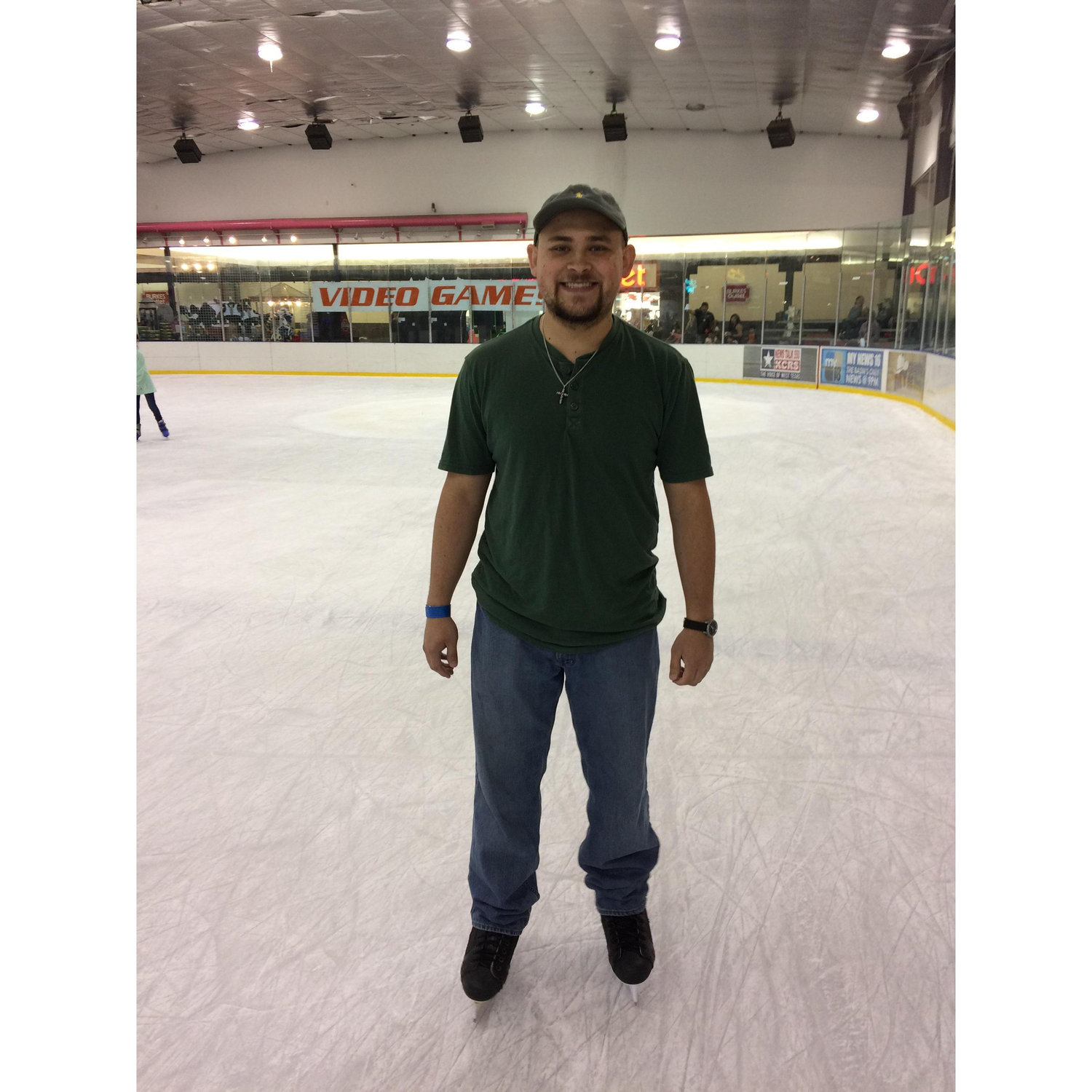 First time ice skating and he did not fall! Jun 2017